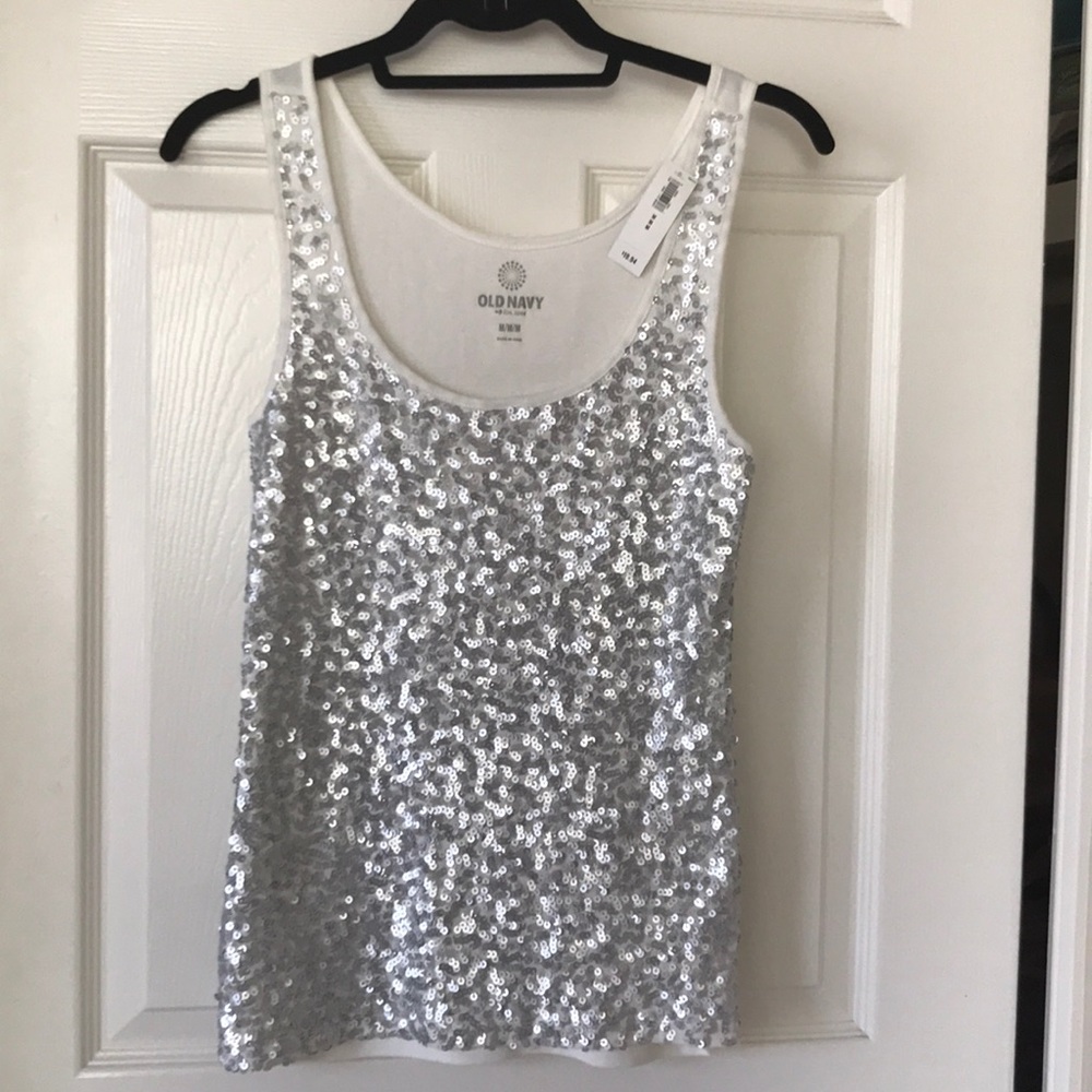 Old Navy Sequined Tank Top